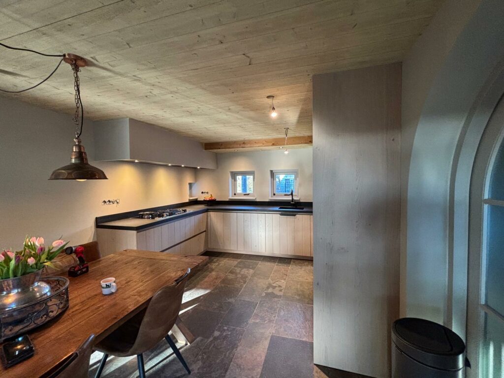 Scandinavische houtlook